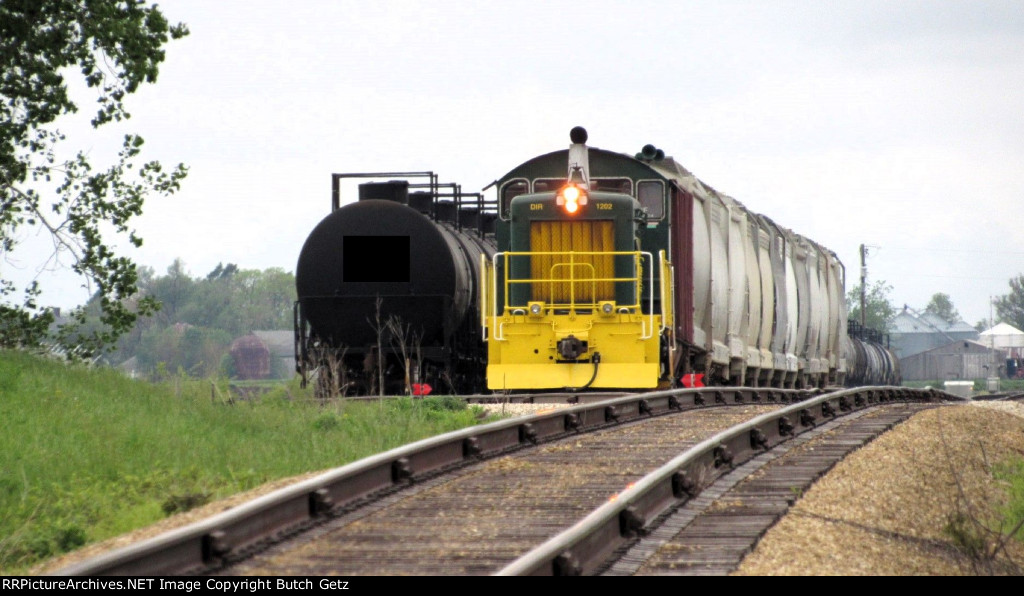 Dropping the hopper....
